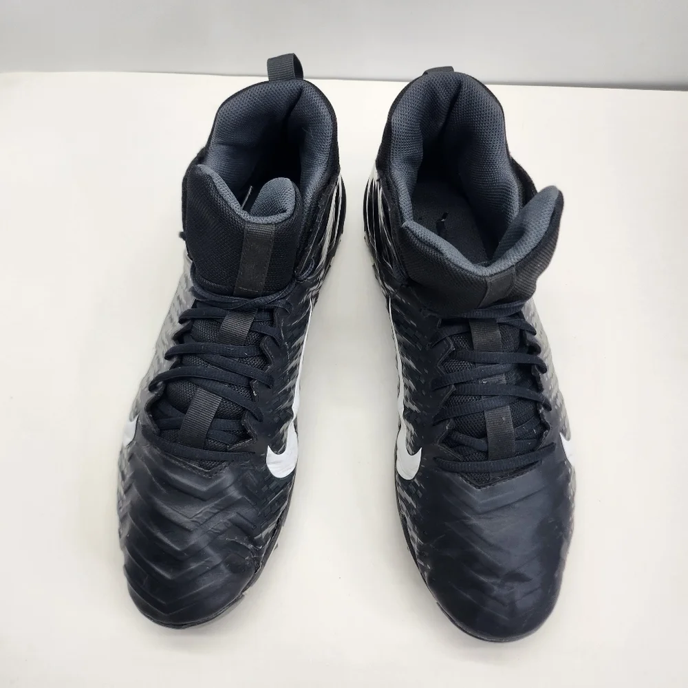 Nike Alpha Menace Shark 2 Football Cleats Mens 14 Shoes Black BV0146-001